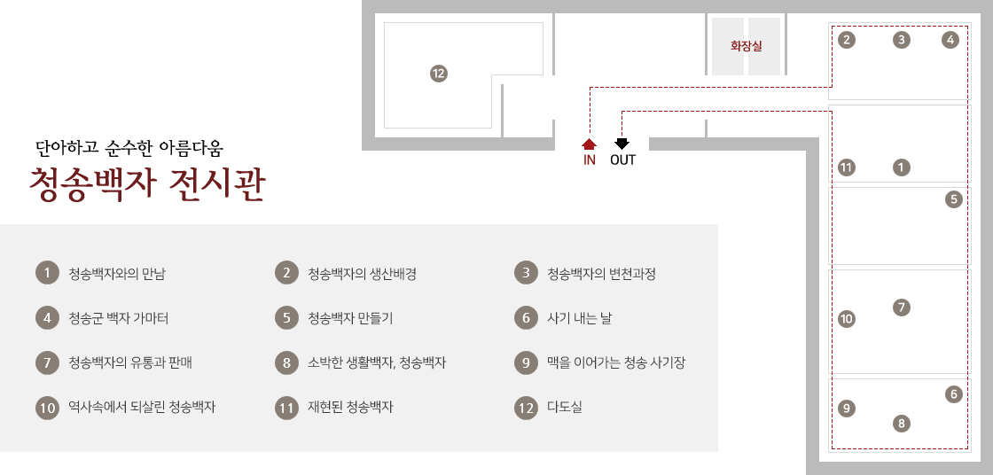 청송백자전시관 안내